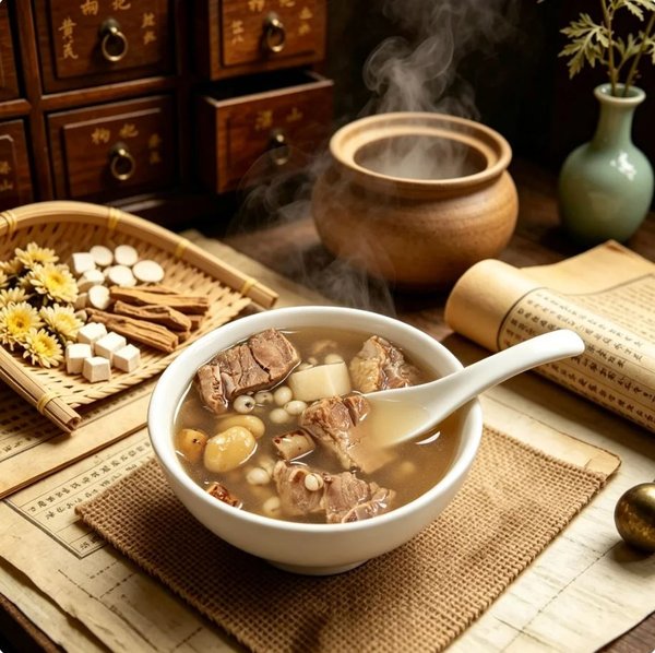 ZeaGrove Premium Quality Figwort Root Coix Seed Duck Broth — Traditional Damp-Draining Herbal Soup - Image 3