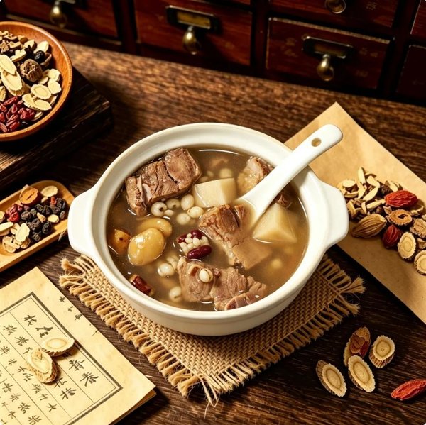 ZeaGrove Premium Quality Figwort Root Coix Seed Duck Broth — Traditional Damp-Draining Herbal Soup - Image 5