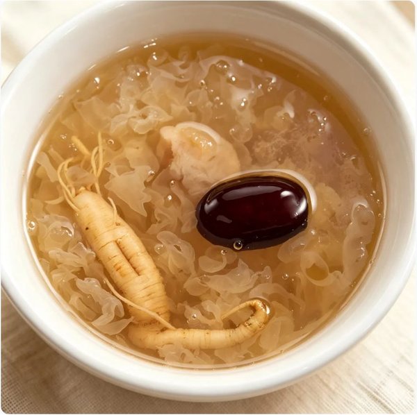 ZeaGrove Premium Quality Ginseng Snow Fungus Dessert — Herbal Beauty Sweet Soup for Nourishing Glow - Image 2
