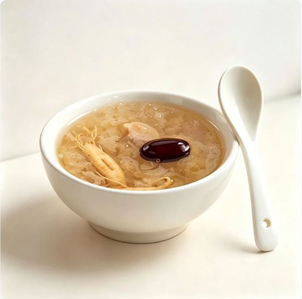 ZeaGrove Premium Quality Ginseng Snow Fungus Dessert — Herbal Beauty Sweet Soup for Nourishing Glow - Image 4