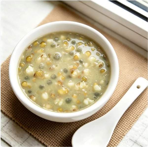 ZeaGrove Premium Quality Pandan Mung Bean Coconut Dessert — Refreshing Herbal Sweet Bowl with Xylitol - Image 1
