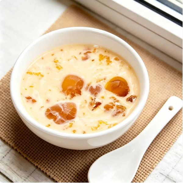 ZeaGrove Premium Quality Mango Peach Gum & Snow Fungus Dessert — Plant Collagen Sweet Soup for Beauty - Image 1
