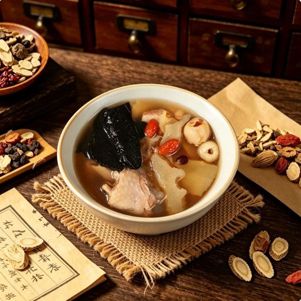 ZeaGrove Premium Quality Reishi Sour Jujube Seed Chicken Soup — Calming Sleep Support Herbal Broth - Image 1