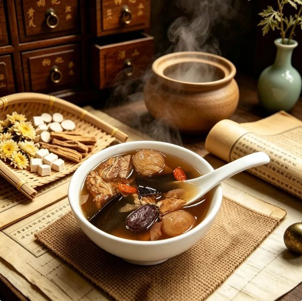 ZeaGrove Premium Quality Rose Reishi Mushroom Pork Bone Soup — Mood-Balancing Herbal Broth for Relaxation - Image 3