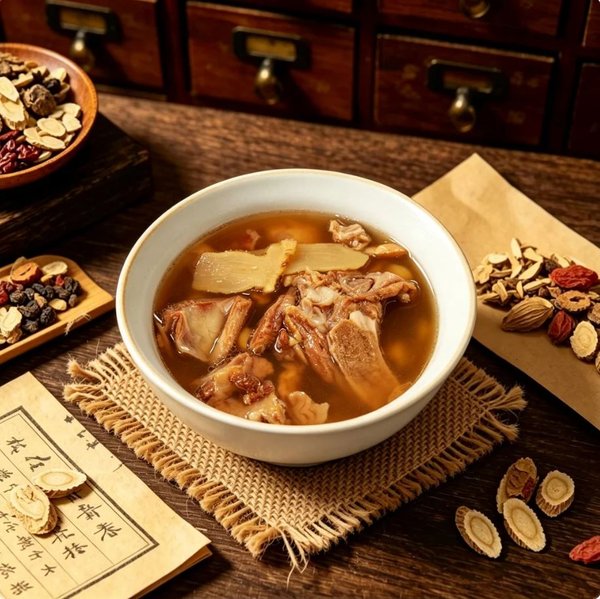 ZeaGrove Premium Quality Cistanche Codonopsis Pork Pigeon Bone Broth — Kidney Vitality Herbal Soup - Image 1