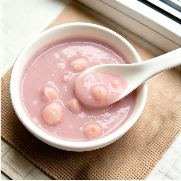 ZeaGrove Premium Quality Taro Lotus Seed Sweet Soup — Creamy Root Vegetable Dessert Bowl - Image 3