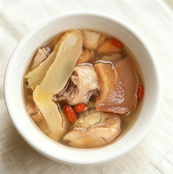 ZeaGrove Premium Quality Aged Tangerine Peel Pear Chicken Soup — Lung-Comfort Herbal Broth - Image 3