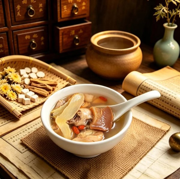 ZeaGrove Premium Quality Aged Tangerine Peel Pear Chicken Soup — Lung-Comfort Herbal Broth - Image 4