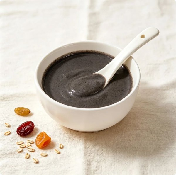 ZeaGrove Premium Quality Black Sesame & Coconut Rice Dessert Bowl — Rich Nutty Porridge for Hair and Skin Health - Image 2