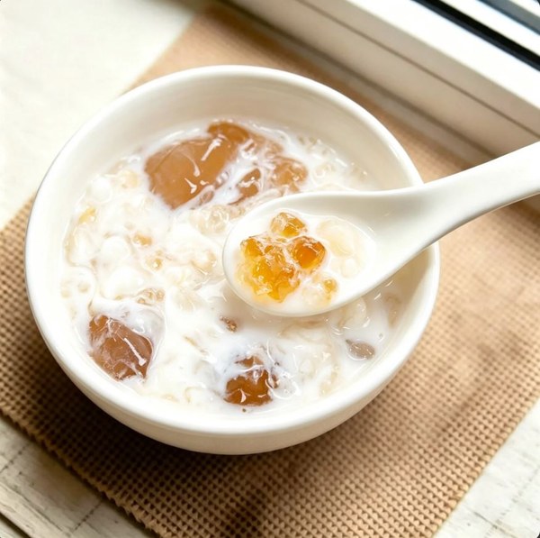 ZeaGrove Coconut Milk Peach Gum Dessert — Creamy Tropical Plant Collagen for Silky Skin Nourishment — Silky Peach Gum in Creamy Coconut Milk - Image 3